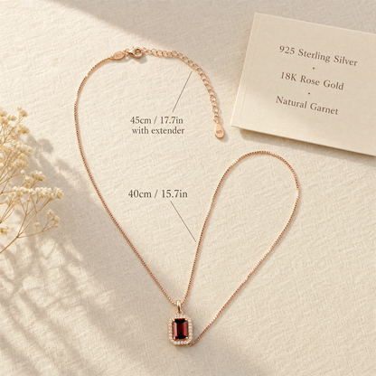 Selavra Garnet Necklace