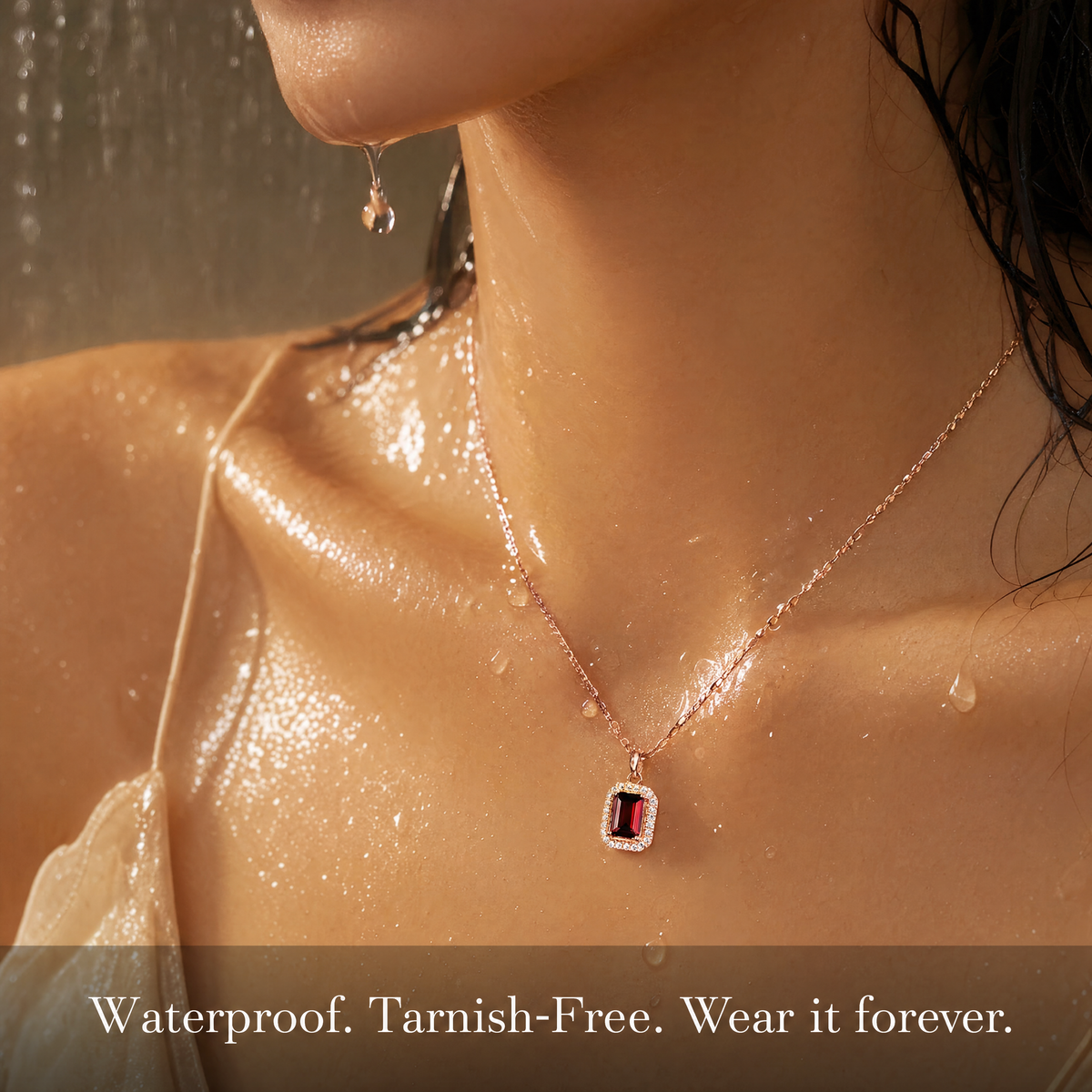 Selavra Garnet Necklace