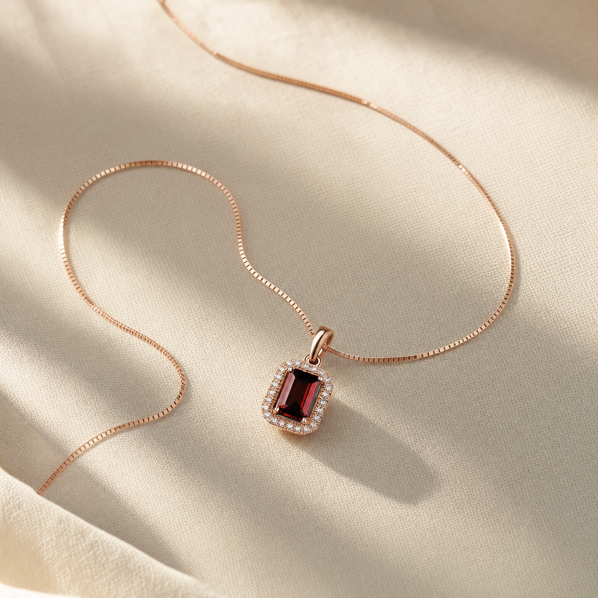 Selavra Garnet Necklace