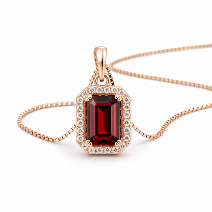 Selavra Garnet Necklace