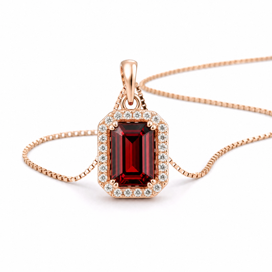 Selavra Garnet Necklace