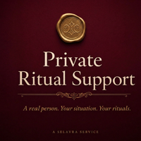 Private Ritual Support (1-1 Help With Manifestation Expert)