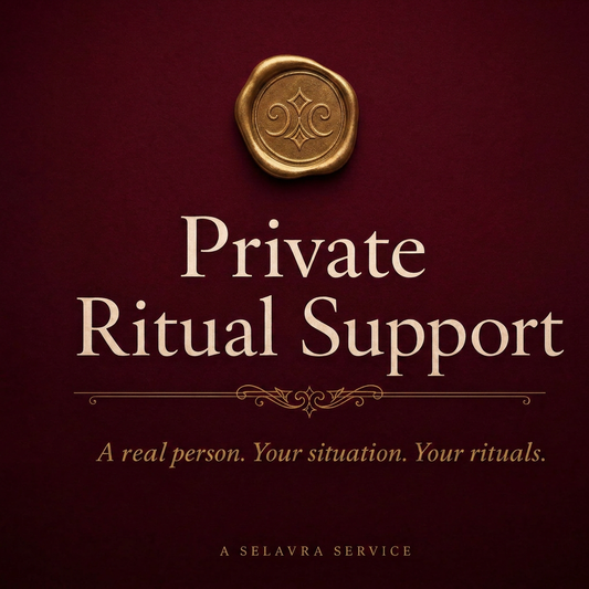 Private Ritual Support (1-1 Help With Manifestation Expert)